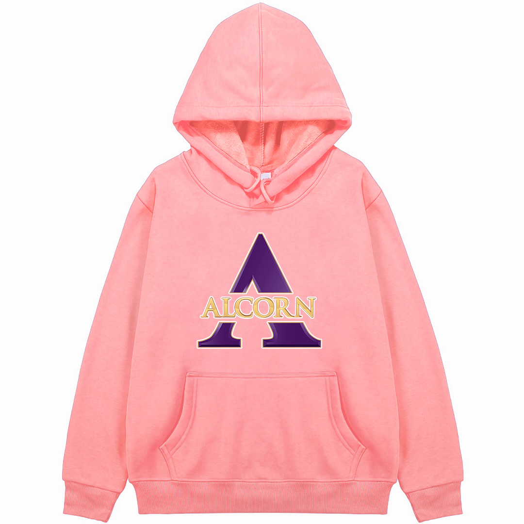 Alcorn State Braves Hoodie Sweatshirt Jacket - Alcorn State University Braves College Football Team Single Logo