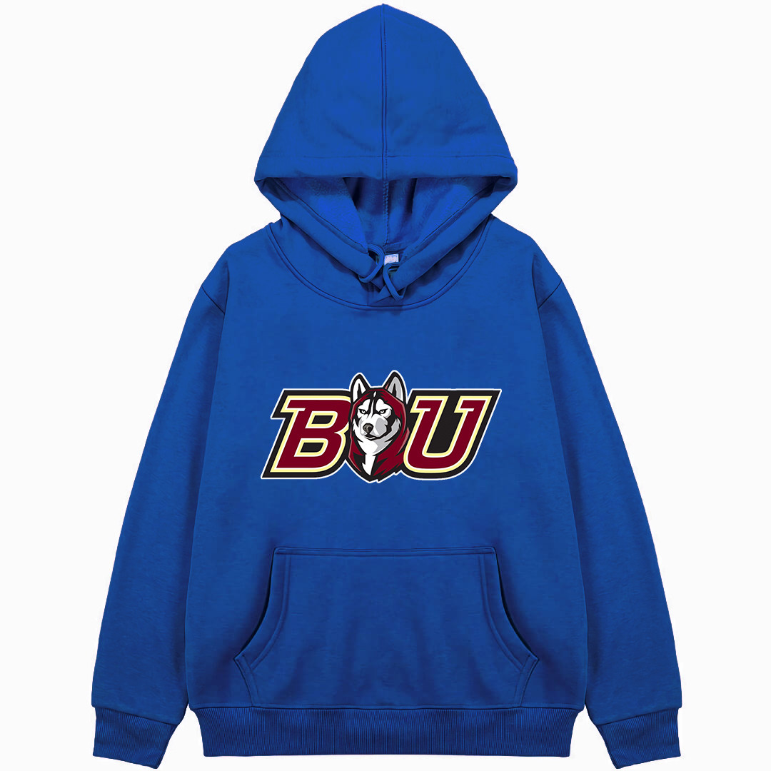 Huskies Bloomsburg University of Pennsylvania Hoodie Sweatshirt Jacket - Huskies Bloomsburg University of Pennsylvania College Football Team Single Logo