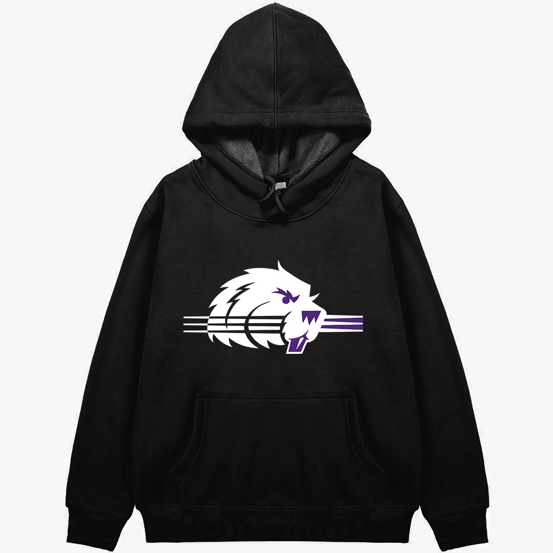 Bluffton University Beavers Hoodie Sweatshirt Jacket - Bluffton University Beavers College Football Team Single Logo