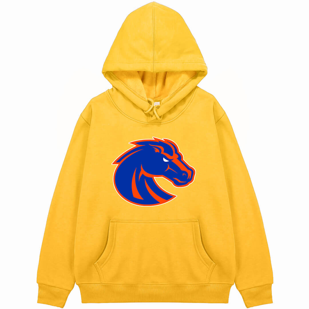 Boise State Broncos Hoodie Sweatshirt Jacket - Boise State Broncos College Football Team Single Logo