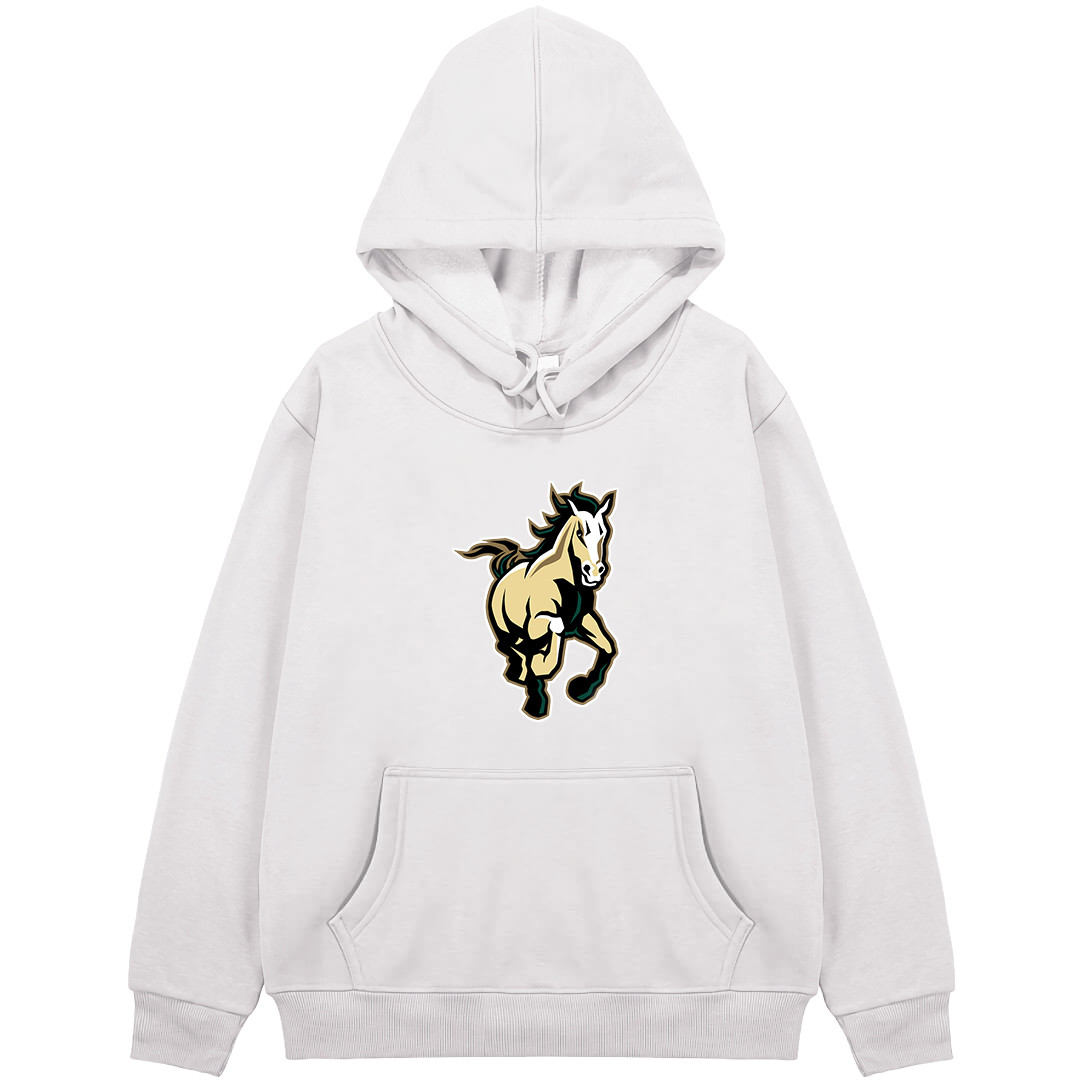 Cal Poly Mustangs Hoodie Sweatshirt Jacket - California Polytechnic State University Mustangs College Football Team Single Logo