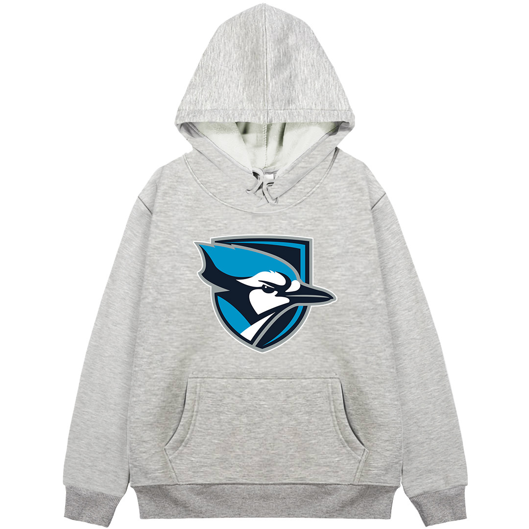 Elmhurst University Bluejays Hoodie Sweatshirt Jacket - Elmhurst University Bluejays College Football Team Single Logo