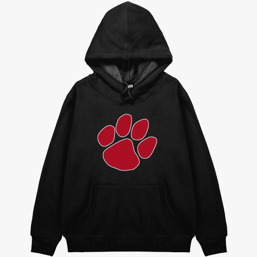 Bobcats Frostburg State University Hoodie Sweatshirt Jacket - Bobcats Frostburg State University College Football Team Single Logo