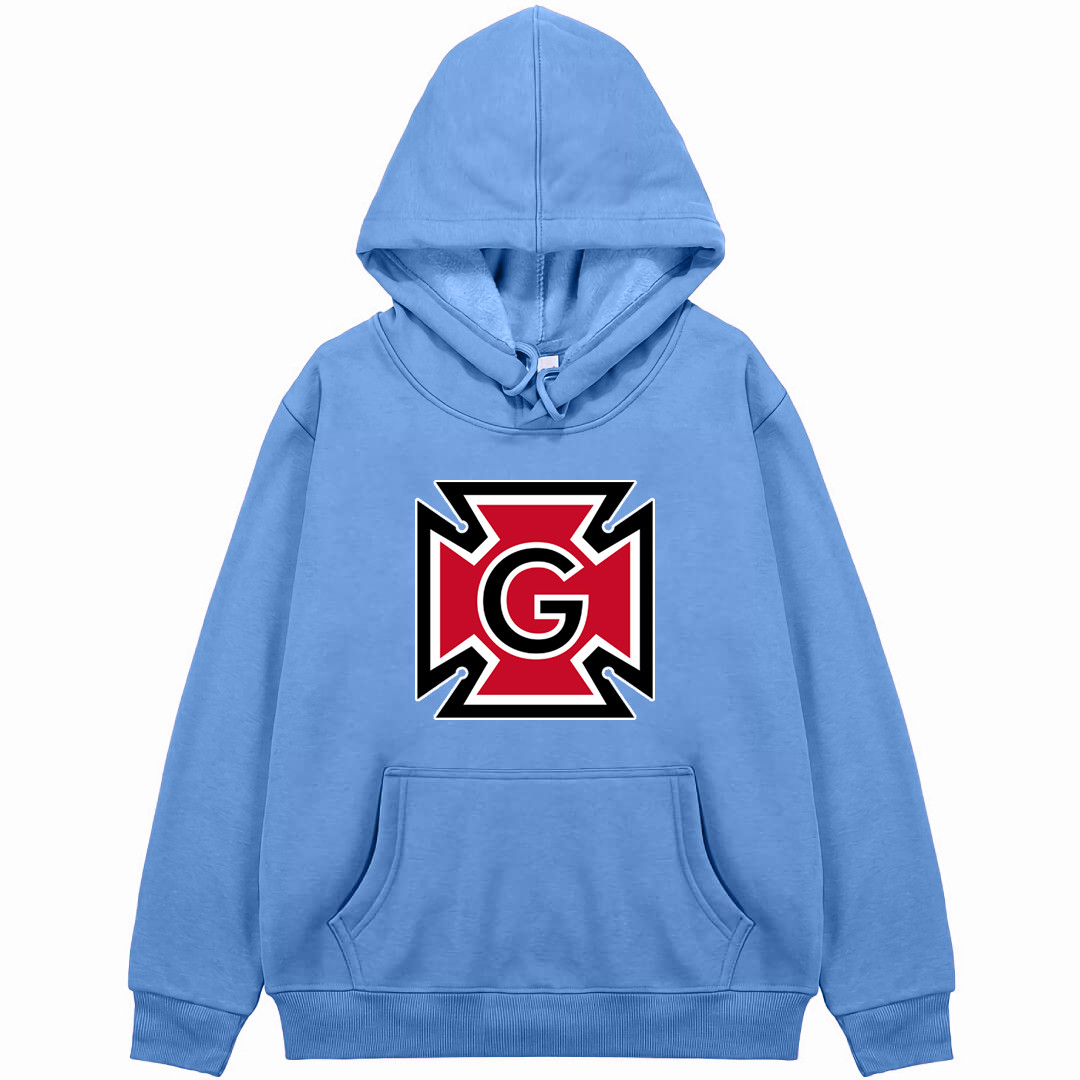 Grinnell College Pioneers Hoodie Sweatshirt Jacket - Grinnell College Pioneers College Football Team Single Logo