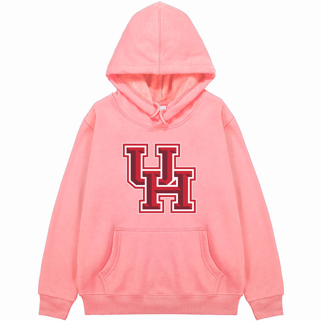 Houston Cougars Hoodie Sweatshirt Jacket - Houston Cougars College Football Team Single Logo