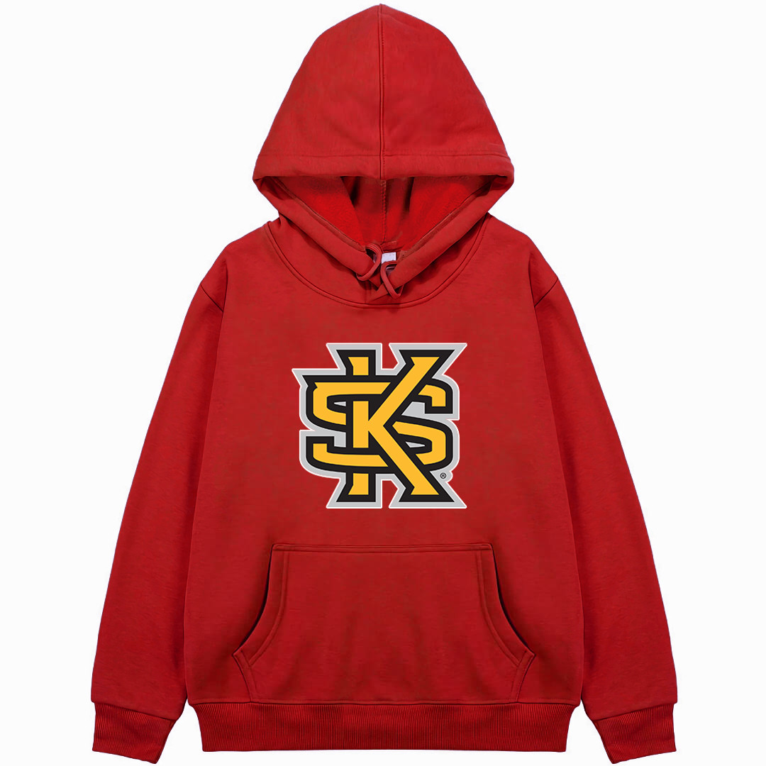 Kennesaw State Owls Hoodie Sweatshirt Jacket - Kennesaw State University Owls College Football Team Single Logo