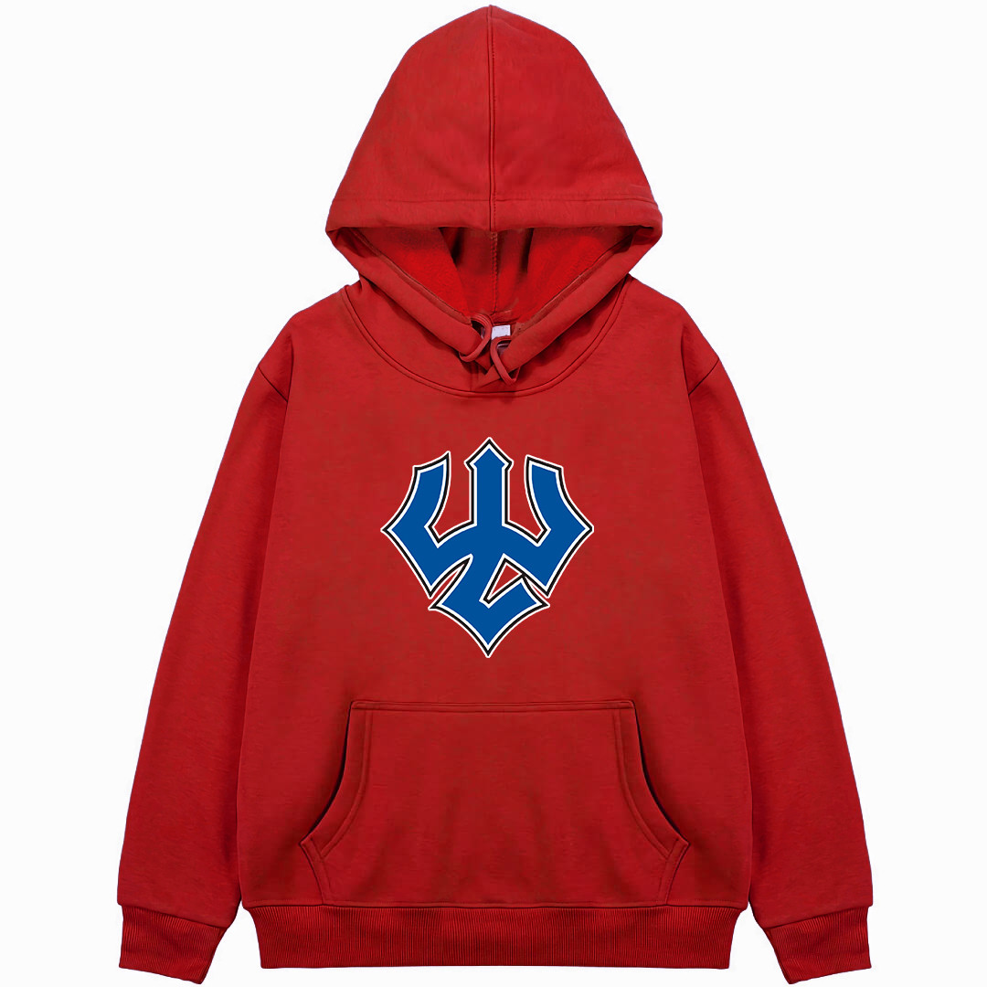 Washington & Lee University Generals Hoodie Sweatshirt Jacket - Washington & Lee University Generals College Football Team Single Logo