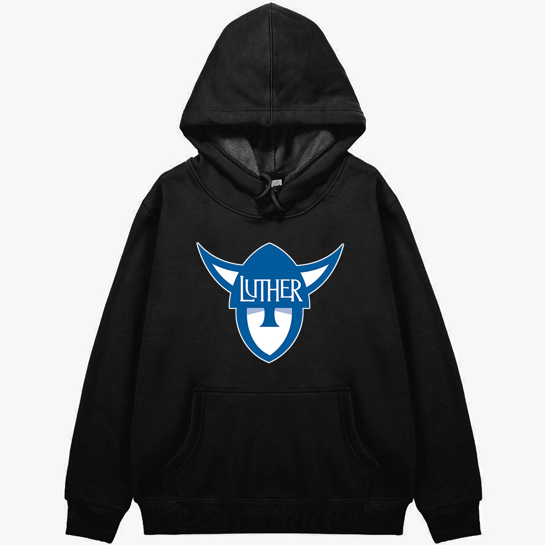 Luther College Norse Hoodie Sweatshirt Jacket - Luther College Norse College Football Team Single Logo