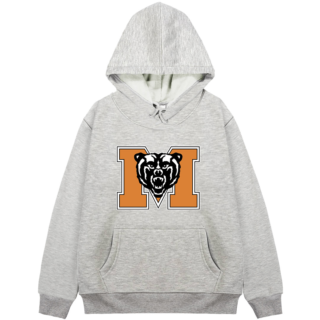 Mercer Bears Hoodie Sweatshirt Jacket - Mercer University Bears College Football Team Single Logo