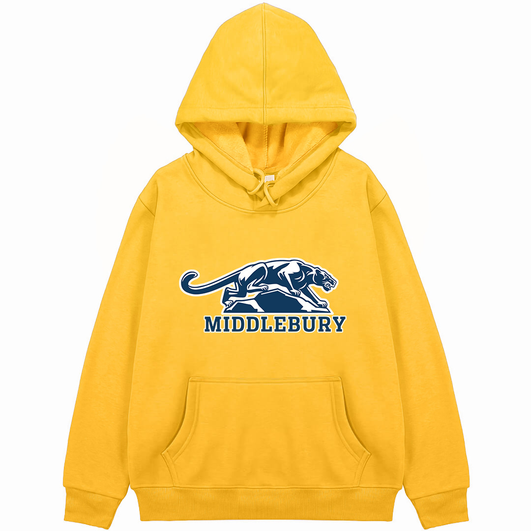 Middlebury College Panthers Hoodie Sweatshirt Jacket - Middlebury College Panthers College Football Team Single Logo
