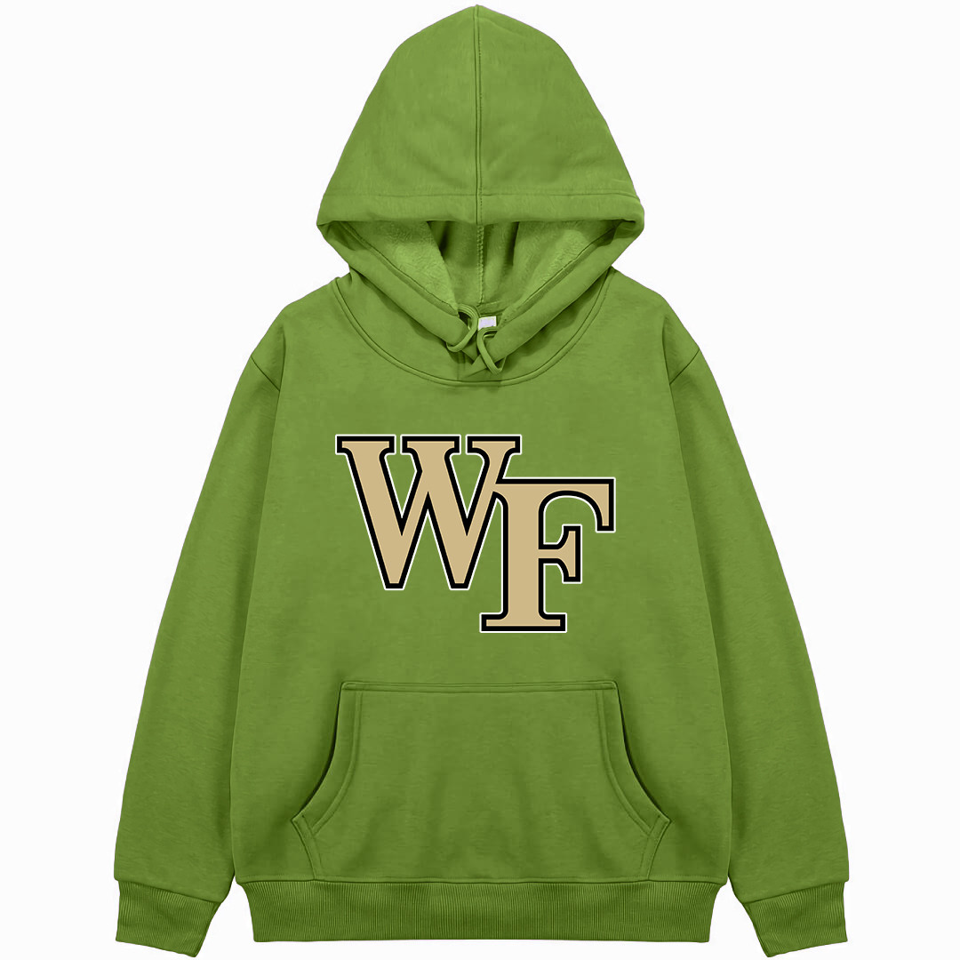 Wake Forest Demon Deacons Hoodie Sweatshirt Jacket - Wake Forest Demon Deacons College Football Team Single Logo