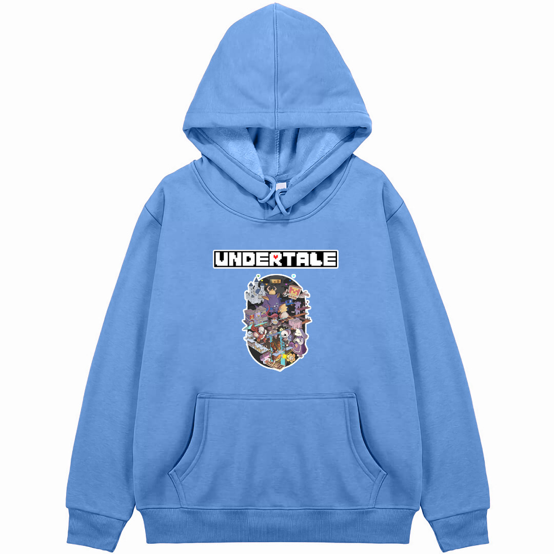 Undertale Hoodie Hooded Sweatshirt Sweater Jacket - Undertale Characters Comic Art Poster