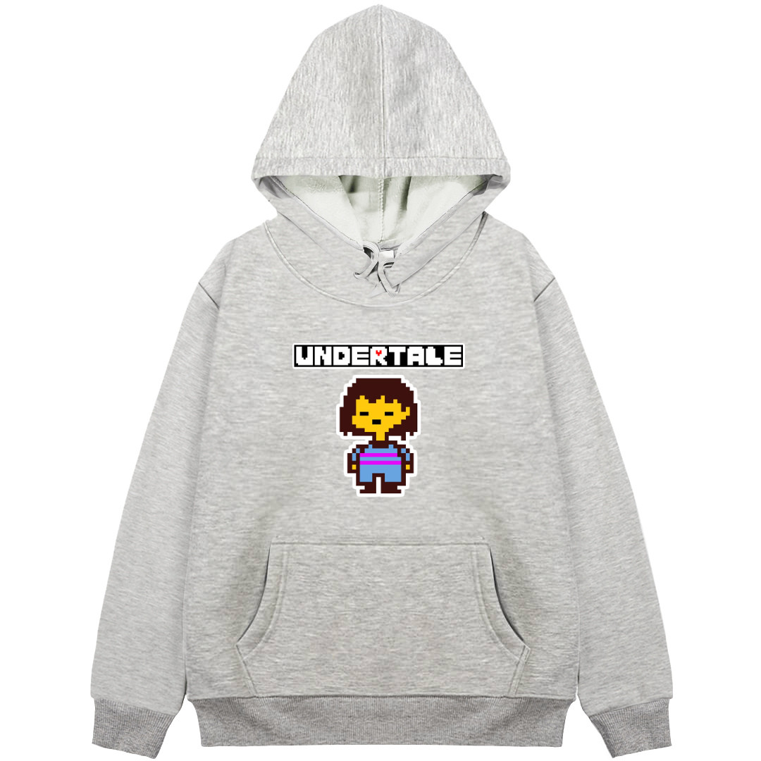 Undertale Frisk Hoodie Hooded Sweatshirt Sweater Jacket - Frisk Sprite Sticker Art