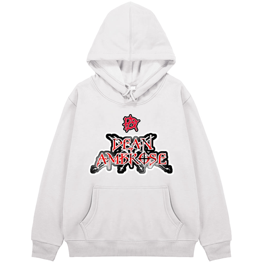 WWE Dean Ambrose Hoodie Hooded Sweatshirt Sweater Jacket - Dean Ambrose Logo Sticker Art