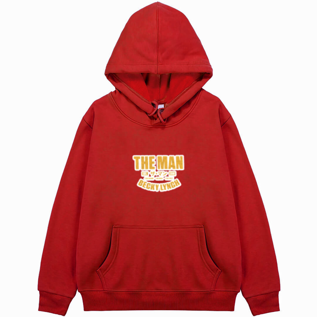 WWE Becky Lynch Hoodie Hooded Sweatshirt Sweater Jacket - Becky Lynch The Man Sticker Art