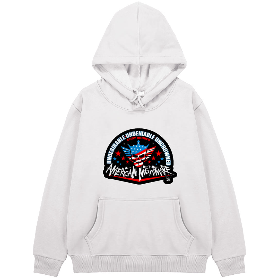 WWE Cody Rhodes Hoodie Hooded Sweatshirt Sweater Jacket - Cody Rhodes American Nightmare Sticker Art