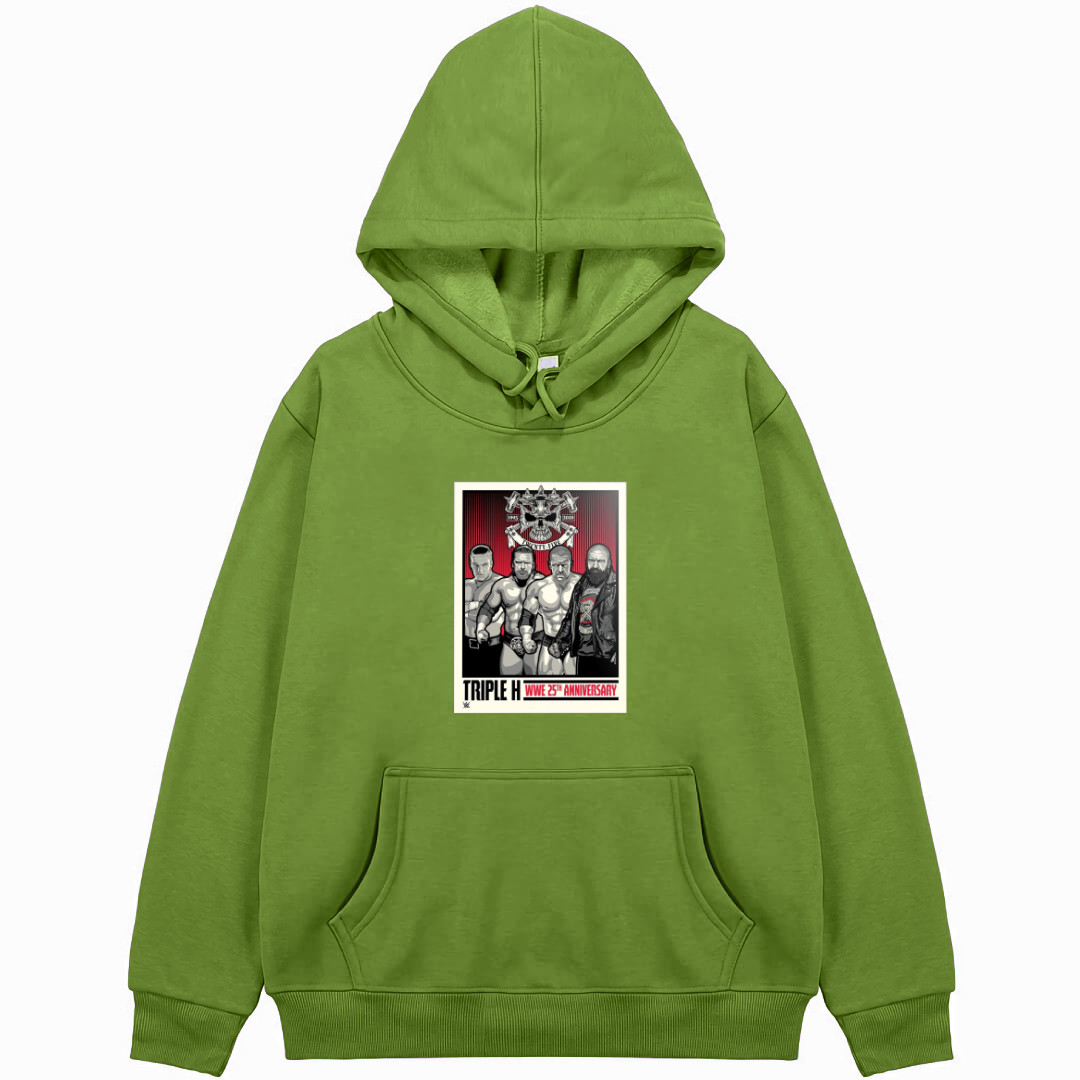 WWE Triple H Hoodie Hooded Sweatshirt Sweater Jacket - Triple H WWE 25th Anniversary Poster