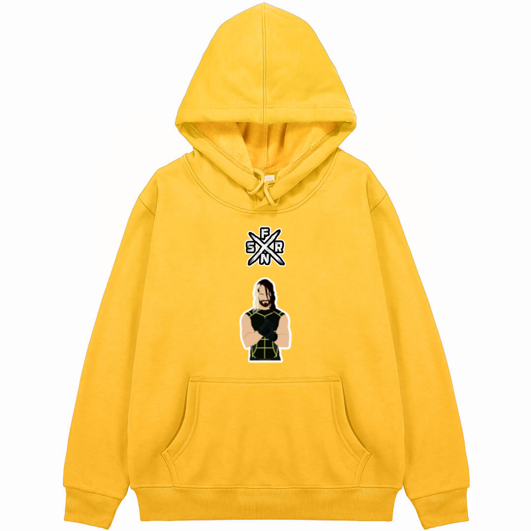 WWE Seth Rollins Hoodie Hooded Sweatshirt Sweater Jacket - Seth Rollins Minimalist Sticker Art