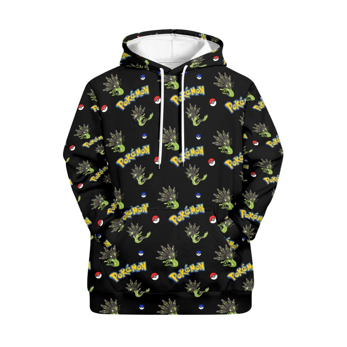 Pokemon Zygarde Hoodie Hooded Sweatshirt Sweater Jacket - Zygarde 50% Character Series Art