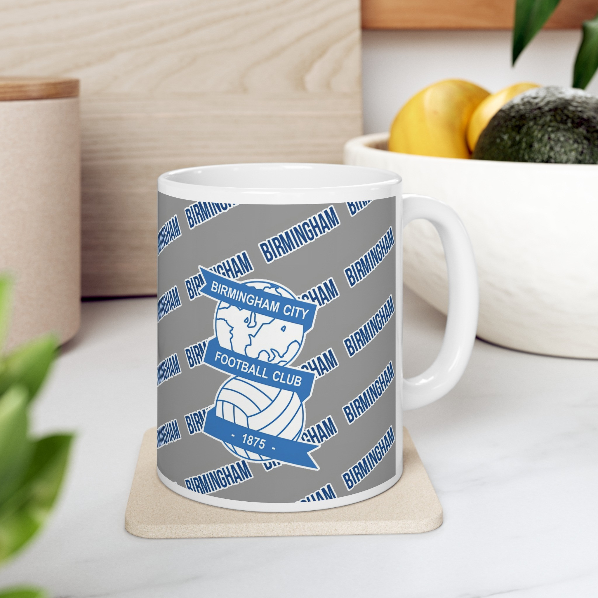 Birmingham City FC Mug Cup - Birmingham Football Club Medley Monogram Wordmark