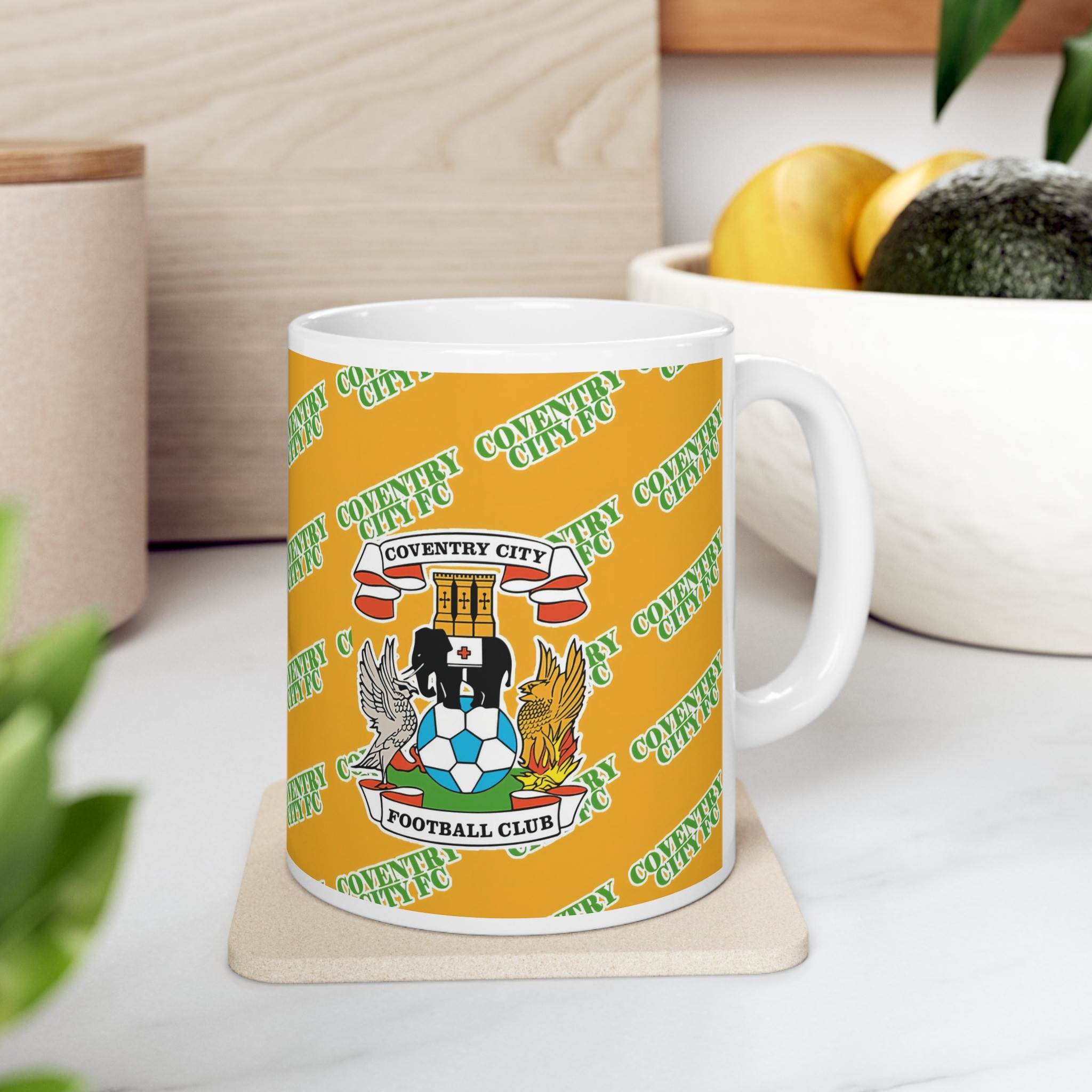 Coventry City FC Mug Cup - Coventry Football Club Medley Monogram Wordmark