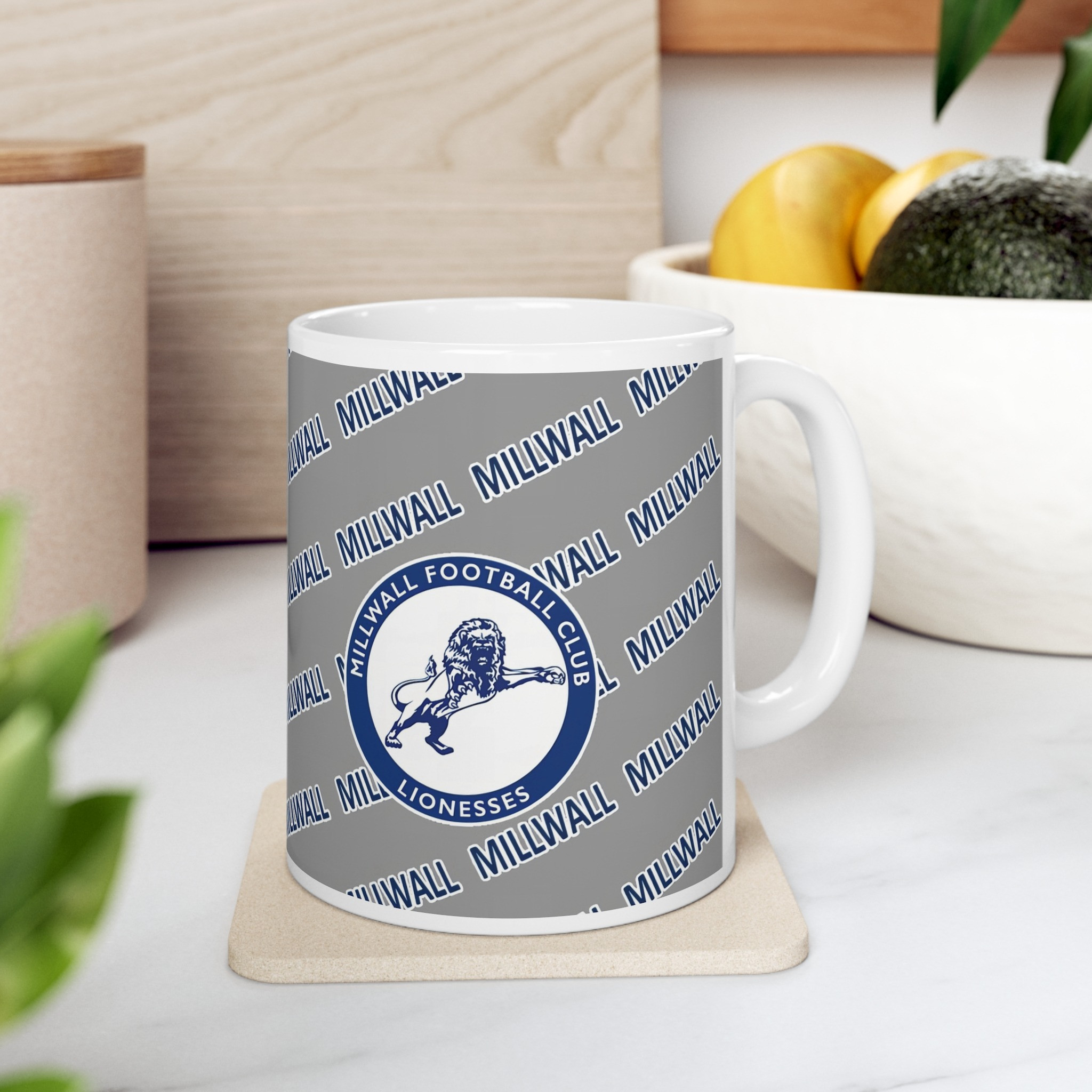 Millwall FC Mug Cup - Millwall Football Club Medley Monogram Wordmark