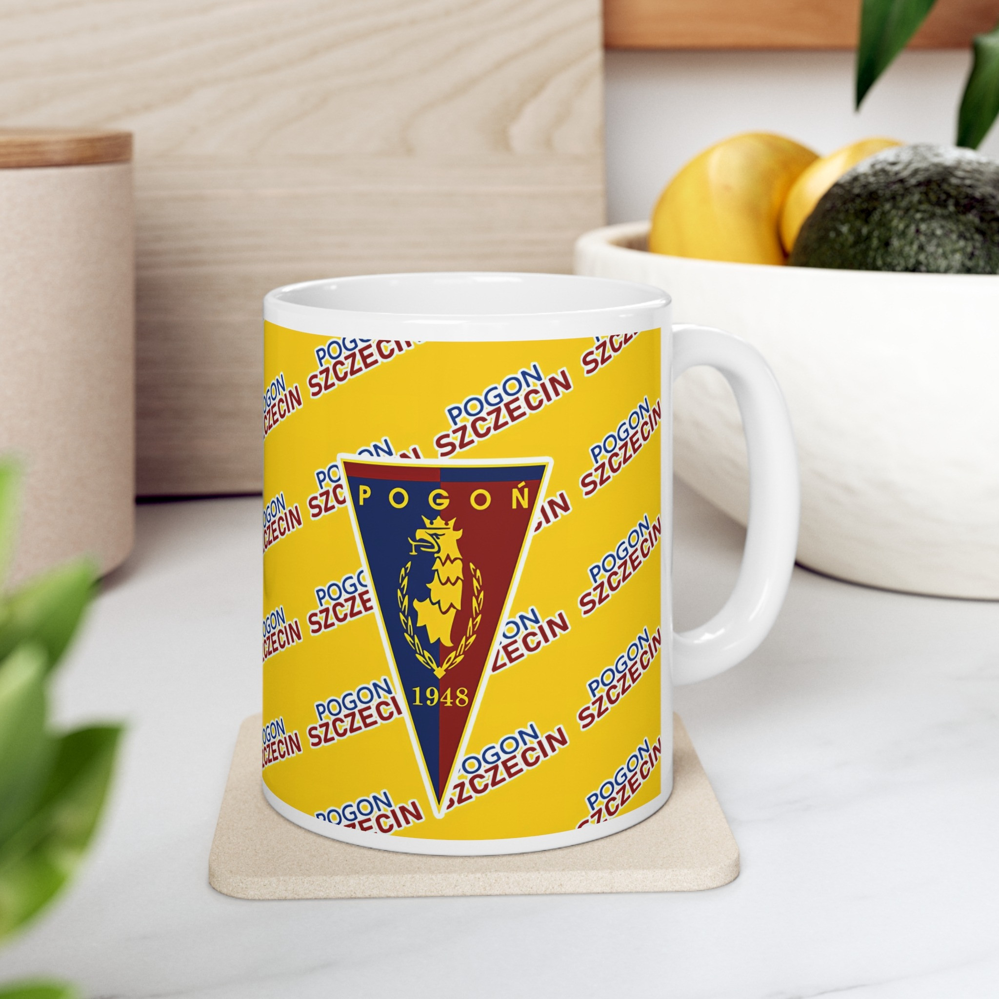Pogon Szczecin Mug Cup - Szczecin Football Club Medley Monogram Wordmark