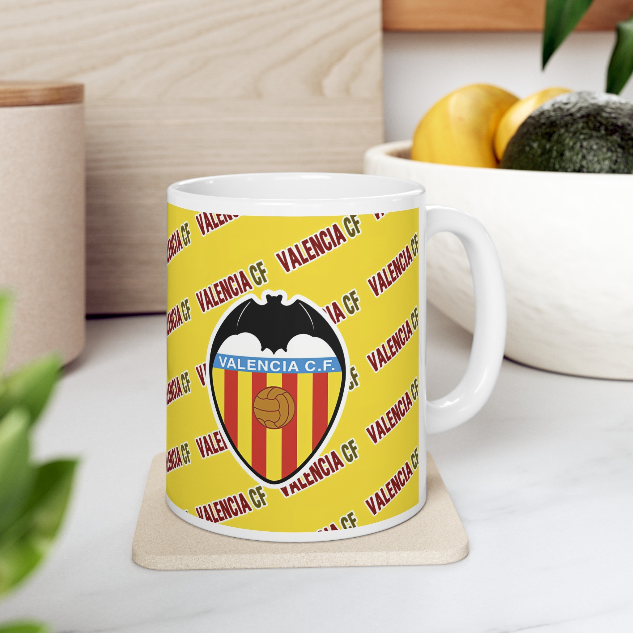 Valencia CF Mug Cup - Valencia Football Club Medley Monogram Wordmark