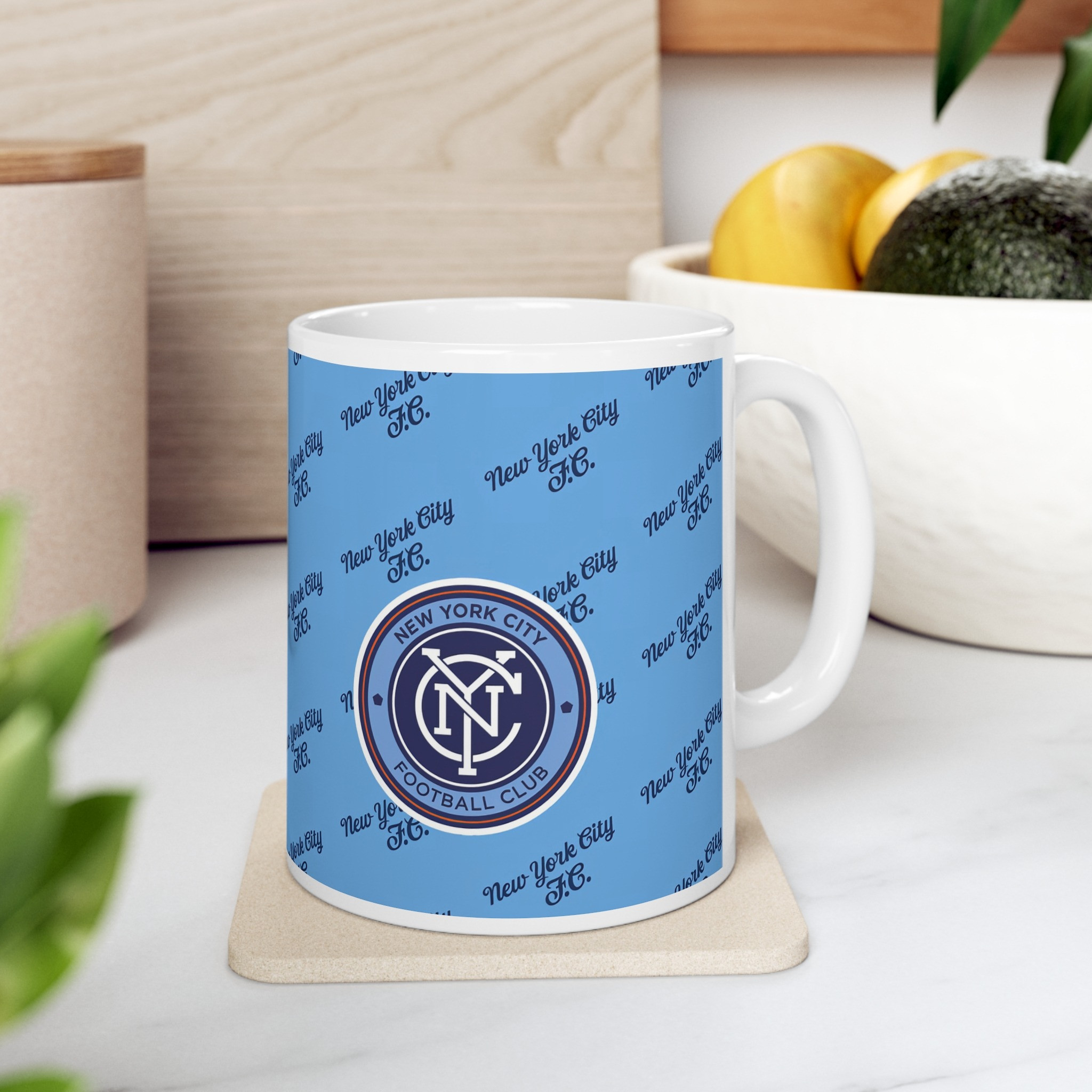 MLS New York City FC Mug Cup - New York City Football Club Medley Monogram Wordmark