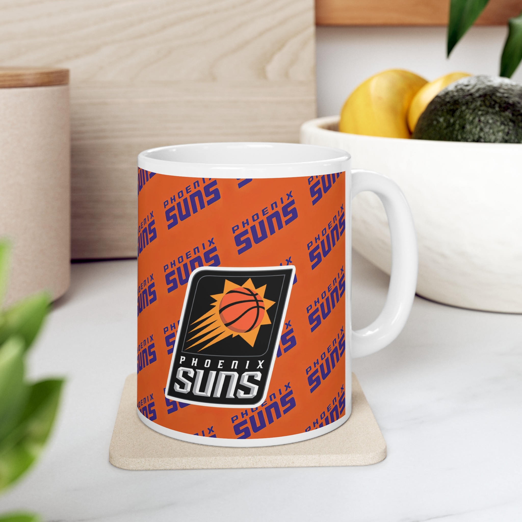 NBA Phoenix Suns Mug Cup - Phoenix Suns Medley Monogram Wordmark
