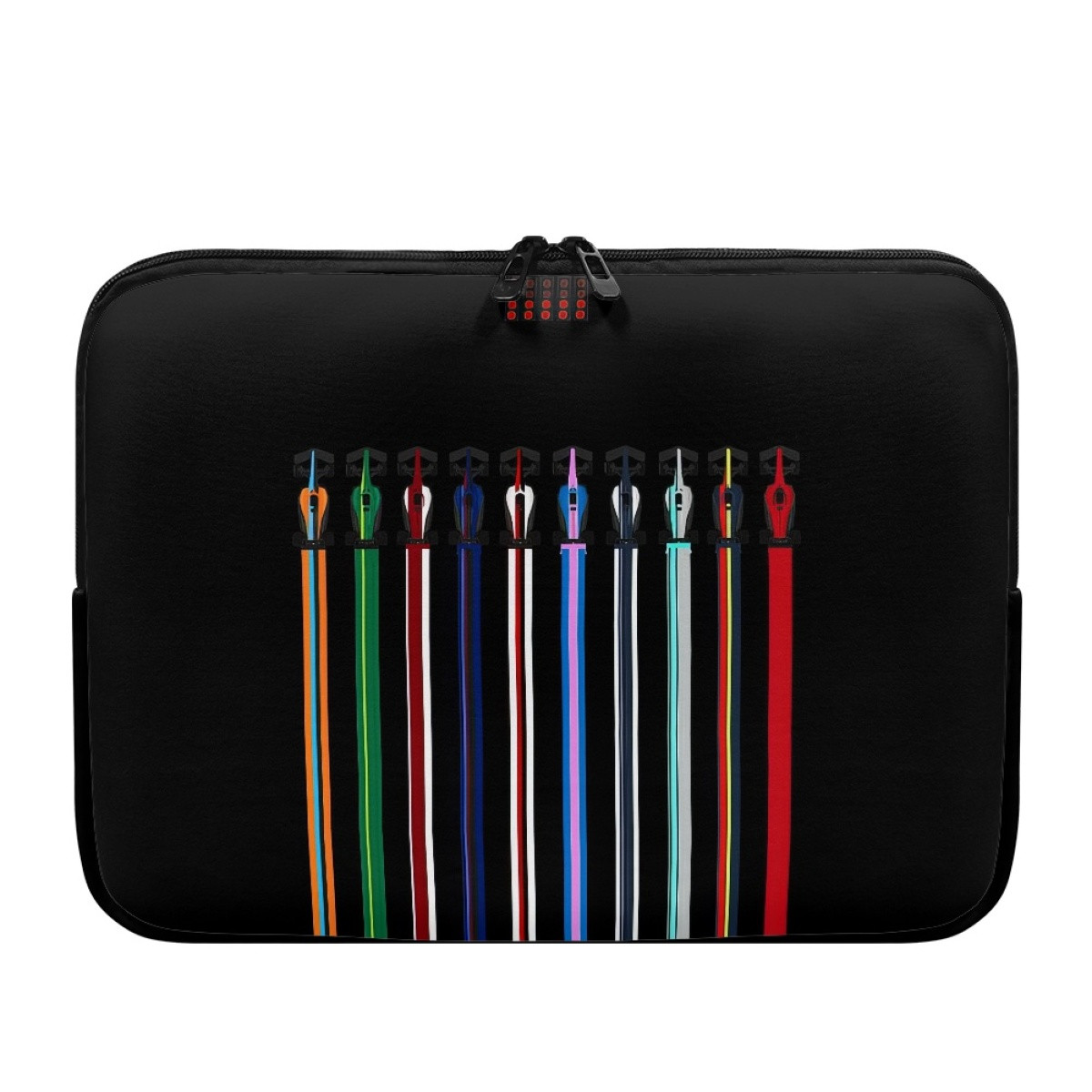 F1 Formula One Laptop Sleeve Carrying Case For 10 12 13 15 17 Inch Notebooks - F1 Formula One 2022 Minimalistic Grid On Black Background