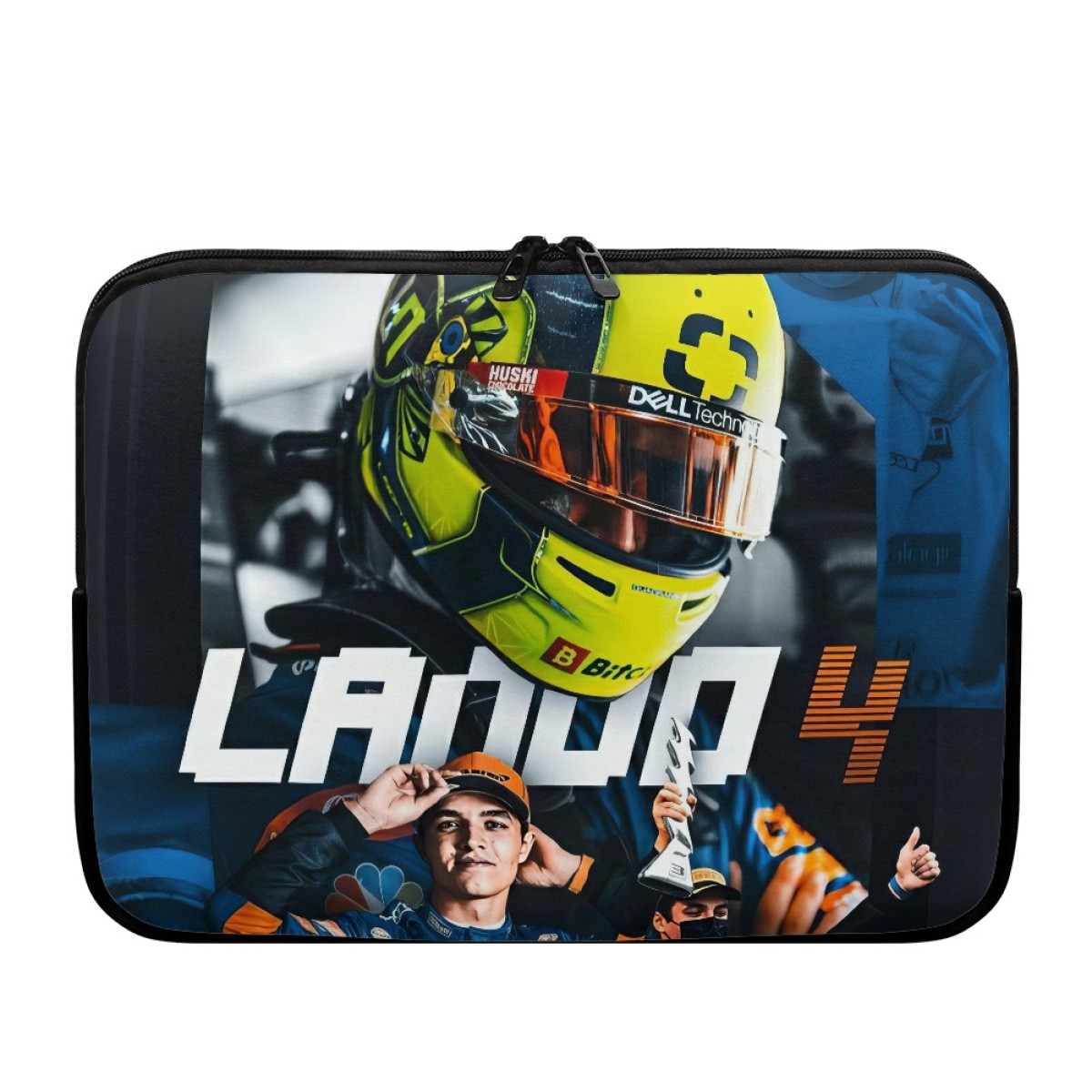 F1 Formula One Lando Norris Laptop Sleeve Carrying Case For 10 12 13 15 17 Inch Notebooks - Lando Norris 4 More Years At McLaren Incoming Poster