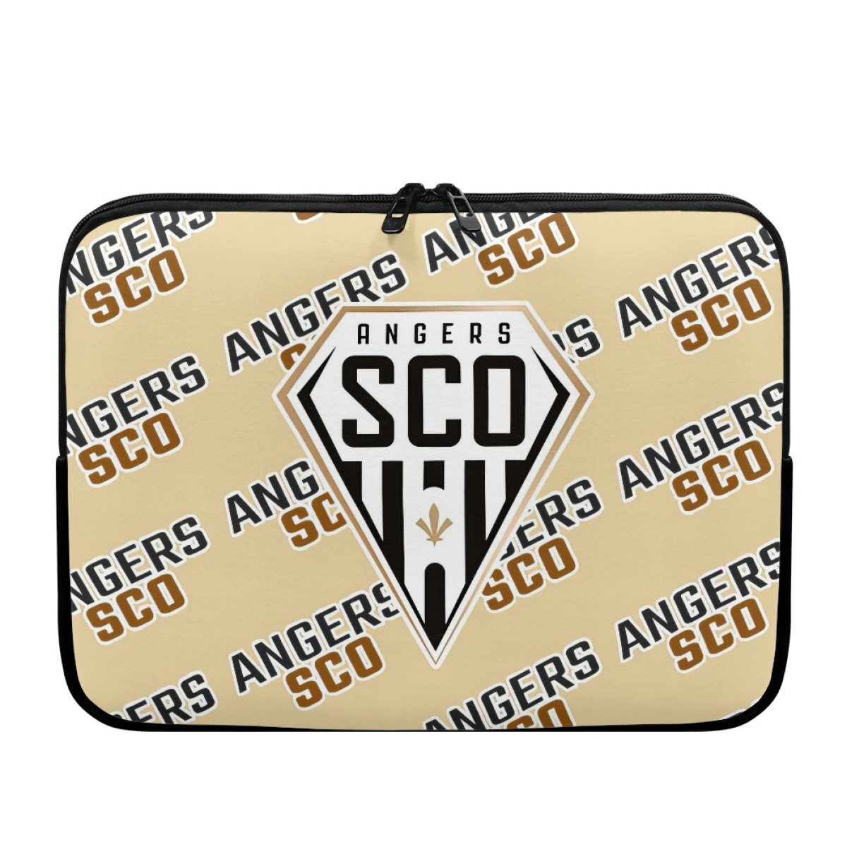 Angers SCO Football Club Laptop Sleeve Carrying Case For 10 12 13 15 17 Inch Notebooks - Angers Football Club Medley Monogram Wordmark