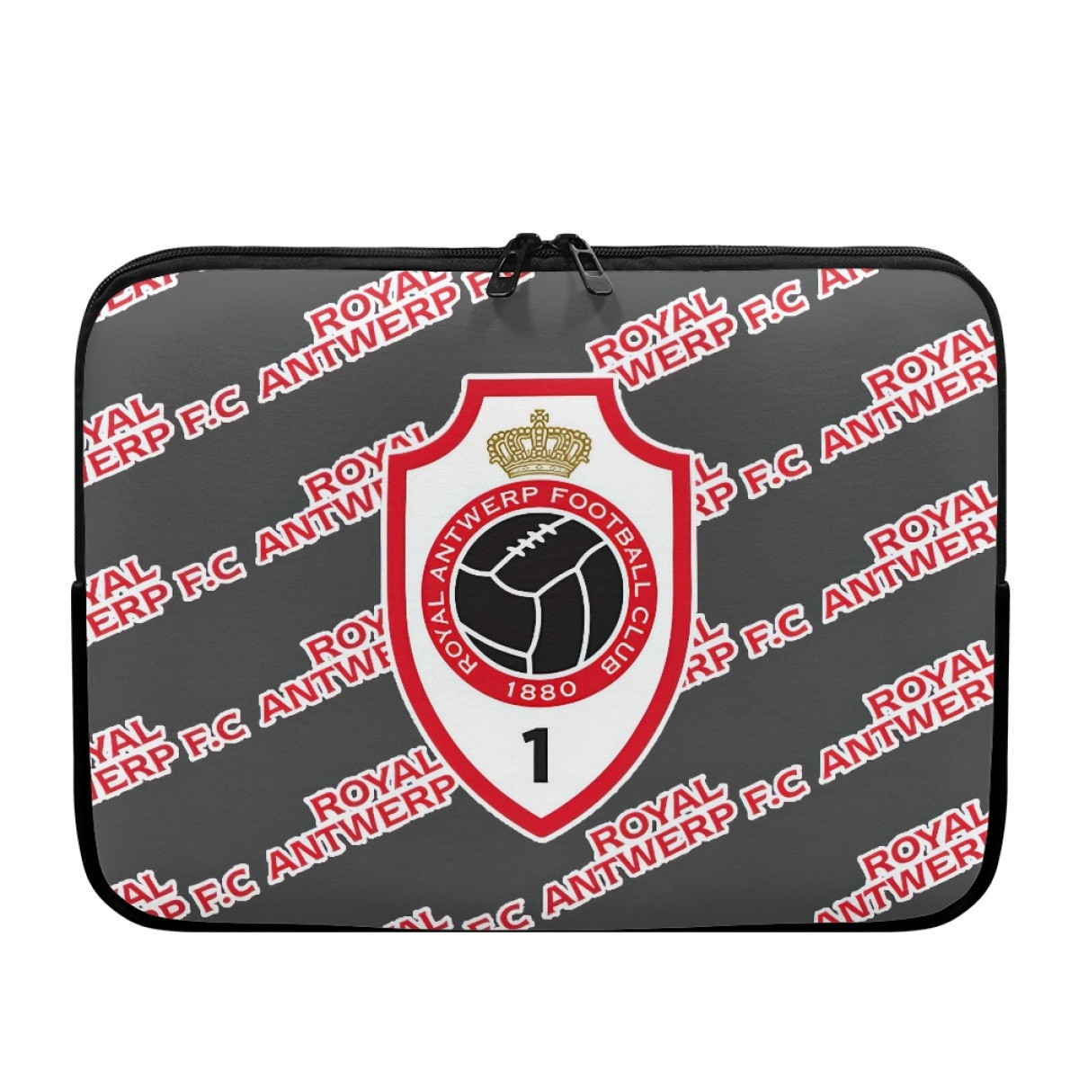 Royal Antwerp FC Football Club Laptop Sleeve Carrying Case For 10 12 13 15 17 Inch Notebooks - Antwerp Football Club Medley Monogram Wordmark