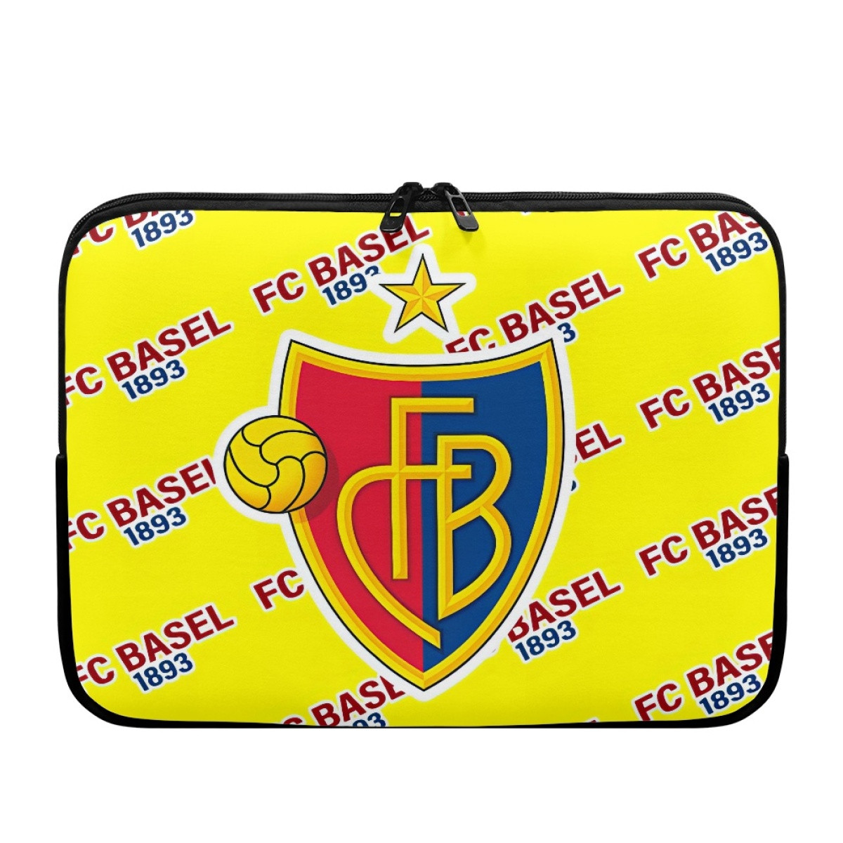 FC Basel 1893 Laptop Sleeve Carrying Case For 10 12 13 15 17 Inch Notebooks - Basel Football Club Medley Monogram Wordmark