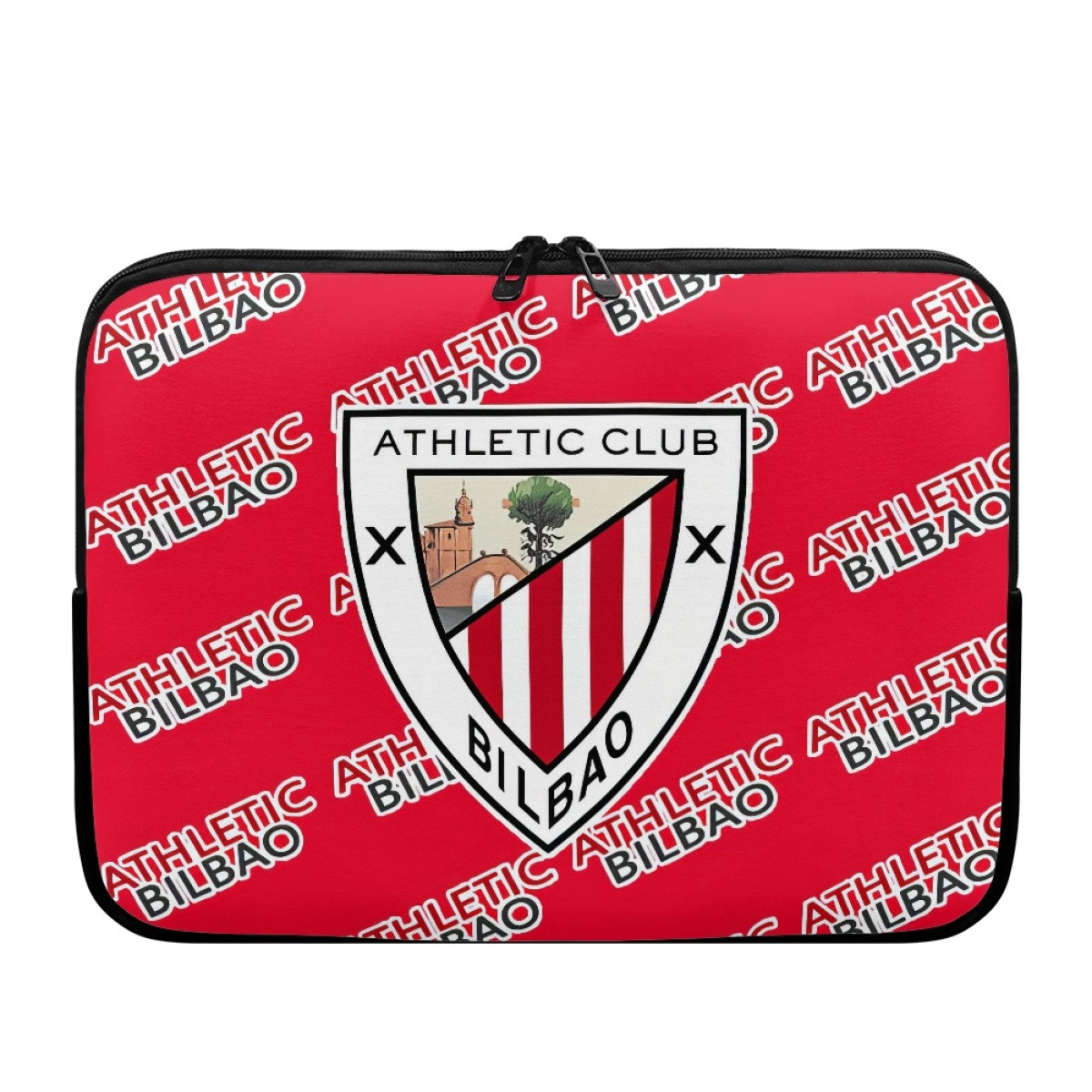 Athletic Bilbao Laptop Sleeve Carrying Case For 10 12 13 15 17 Inch Notebooks - Bilbao Football Club Medley Monogram Wordmark