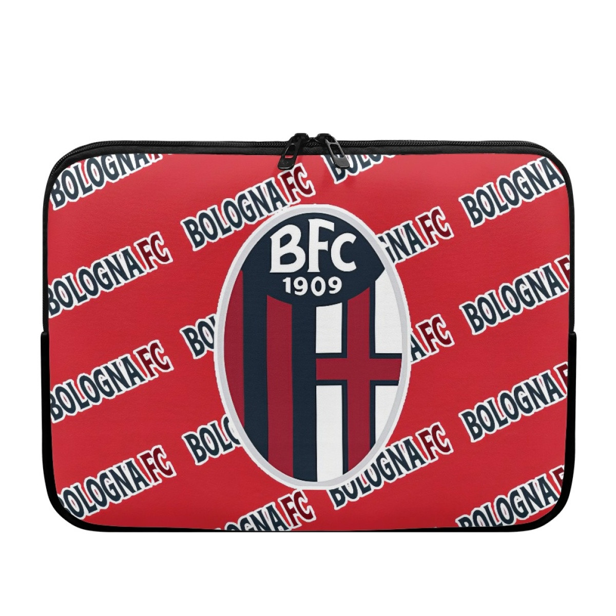 Bologna FC 1909 Football Club Laptop Sleeve Carrying Case For 10 12 13 15 17 Inch Notebooks - Bologna Football Club Medley Monogram Wordmark