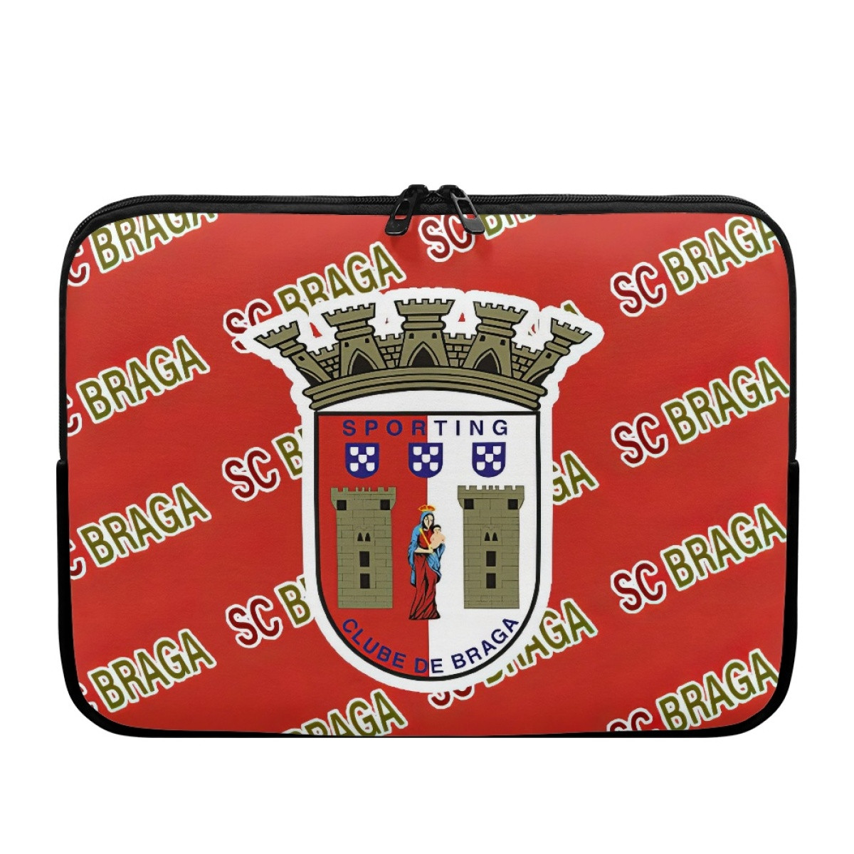 SC Braga Laptop Sleeve Carrying Case For 10 12 13 15 17 Inch Notebooks - Braga Football Club Medley Monogram Wordmark