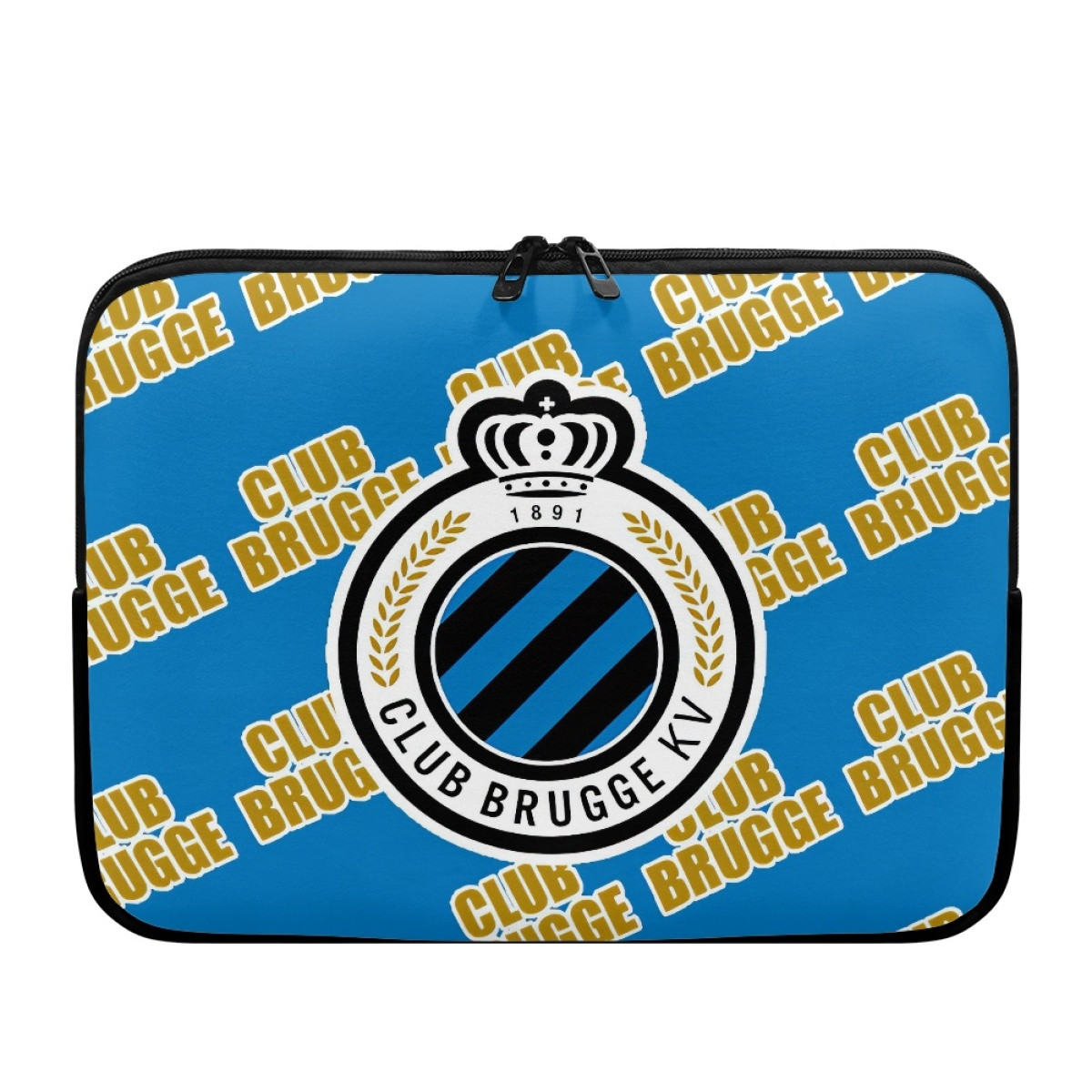 Club Brugge KV Football Club Laptop Sleeve Carrying Case For 10 12 13 15 17 Inch Notebooks - Brugge Football Club Medley Monogram Wordmark