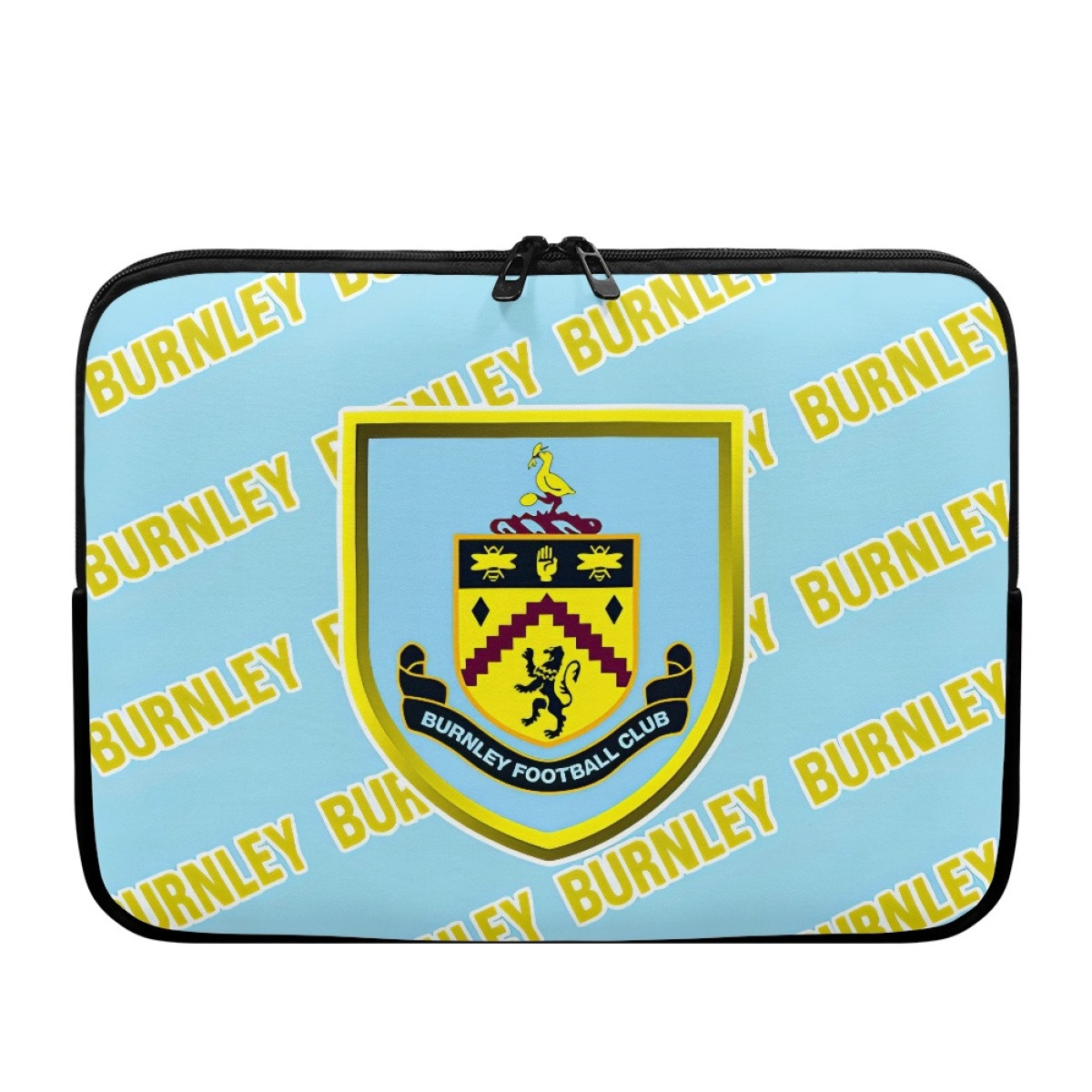 Burnley FC Laptop Sleeve Carrying Case For 10 12 13 15 17 Inch Notebooks - Burnley Football Club Medley Monogram Wordmark
