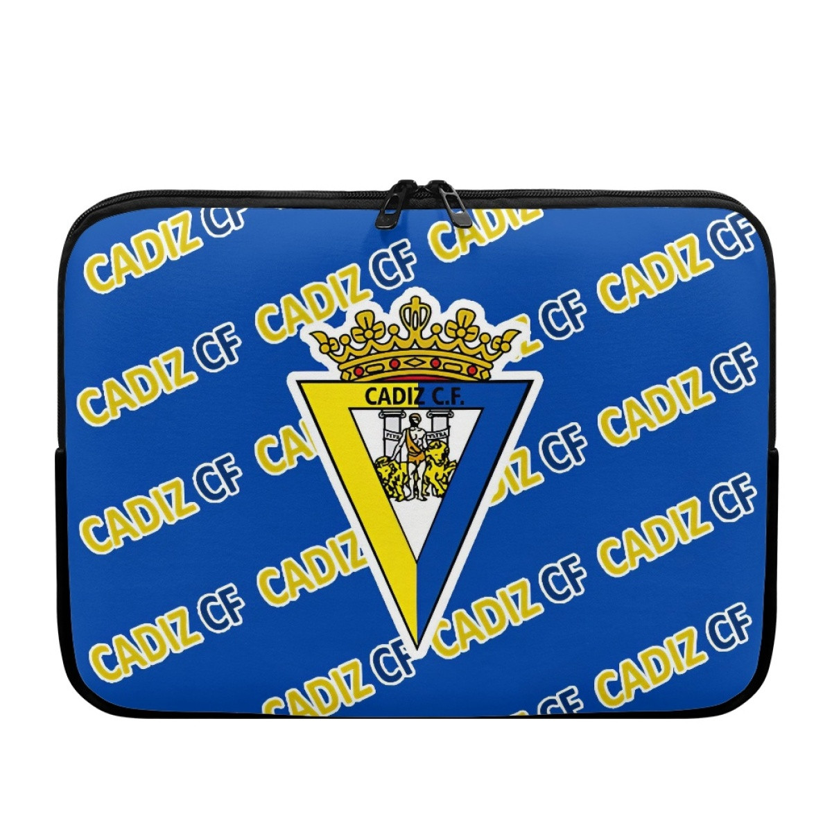 Cadiz CF Laptop Sleeve Carrying Case For 10 12 13 15 17 Inch Notebooks - Cadiz Football Club Medley Monogram Wordmark