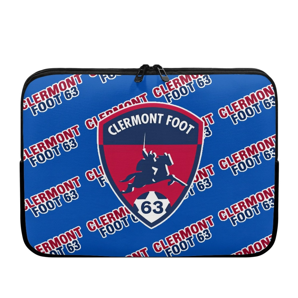 Clermont Foot 63 Football Club Laptop Sleeve Carrying Case For 10 12 13 15 17 Inch Notebooks - Clermont Football Club Medley Monogram Wordmark
