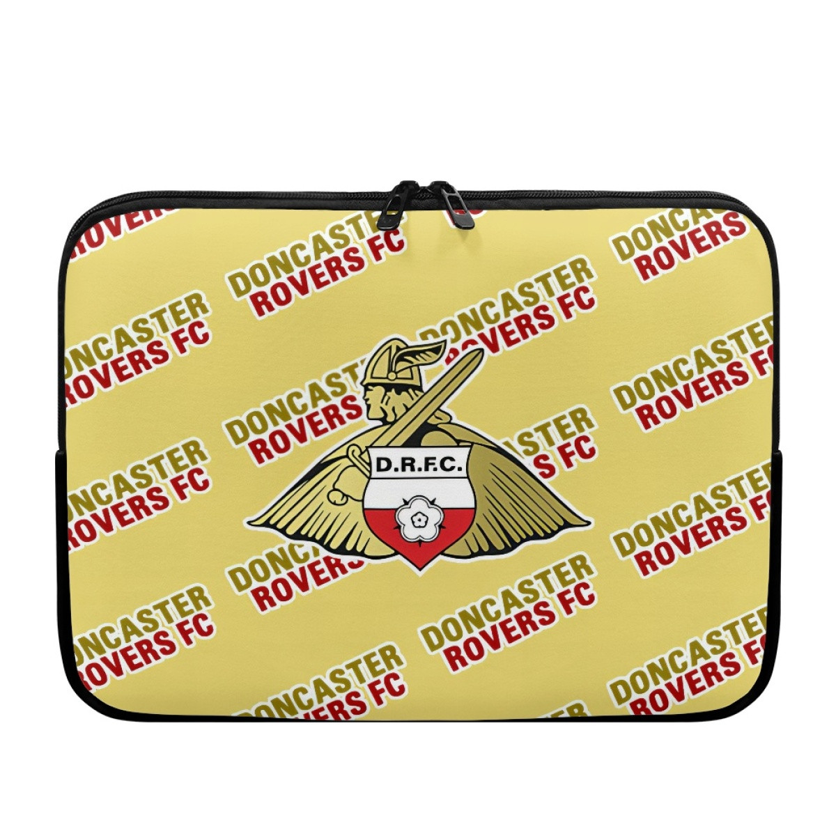 Doncaster Rovers FC Laptop Sleeve Carrying Case For 10 12 13 15 17 Inch Notebooks - Doncaster Football Club Medley Monogram Wordmark