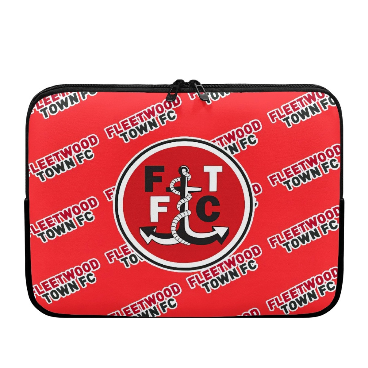 Fleetwood Town FC Laptop Sleeve Carrying Case For 10 12 13 15 17 Inch Notebooks - Fleetwood Football Club Medley Monogram Wordmark