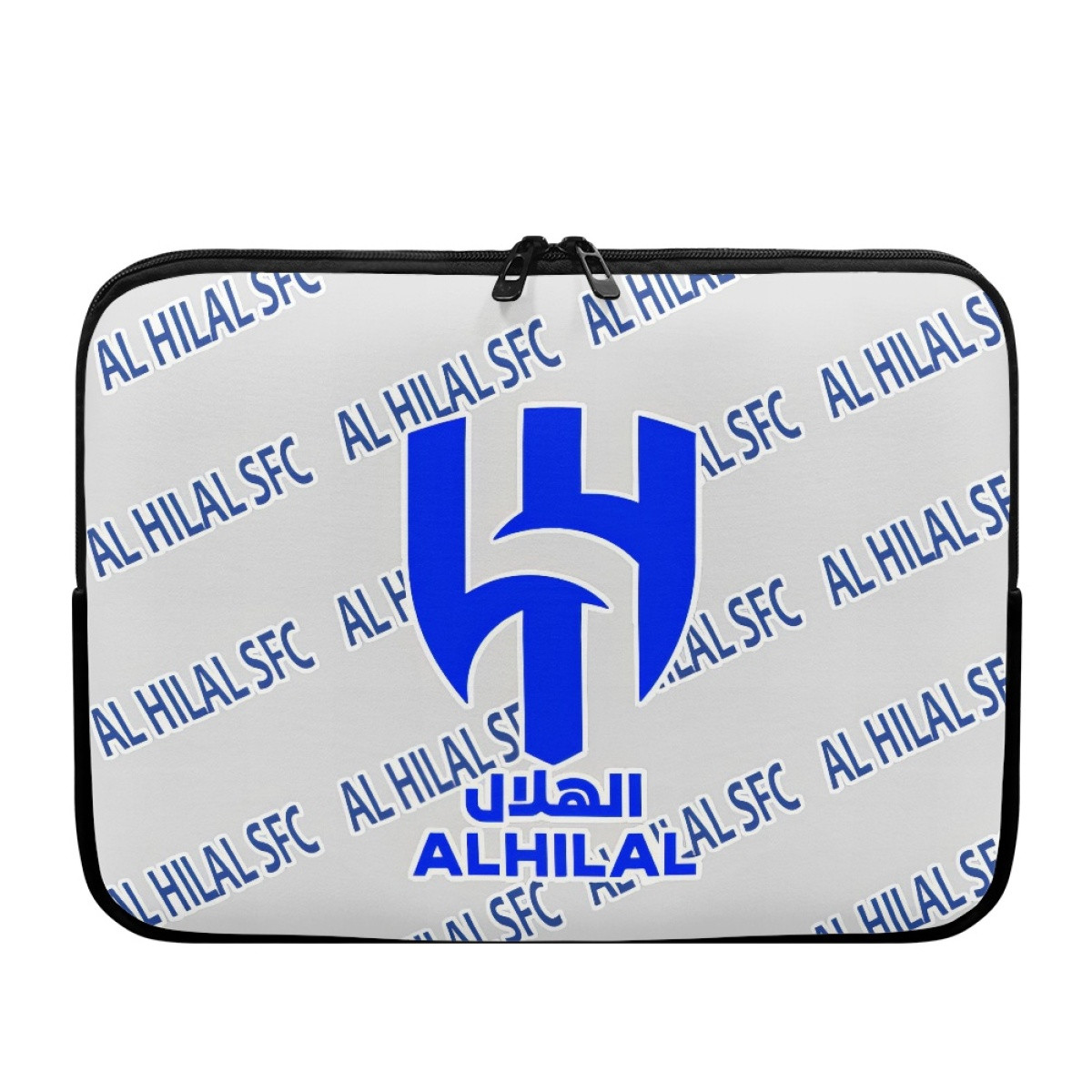 AL Hilal SFC Football Club Laptop Sleeve Carrying Case For 10 12 13 15 17 Inch Notebooks - Hilal Football Club Medley Monogram Wordmark