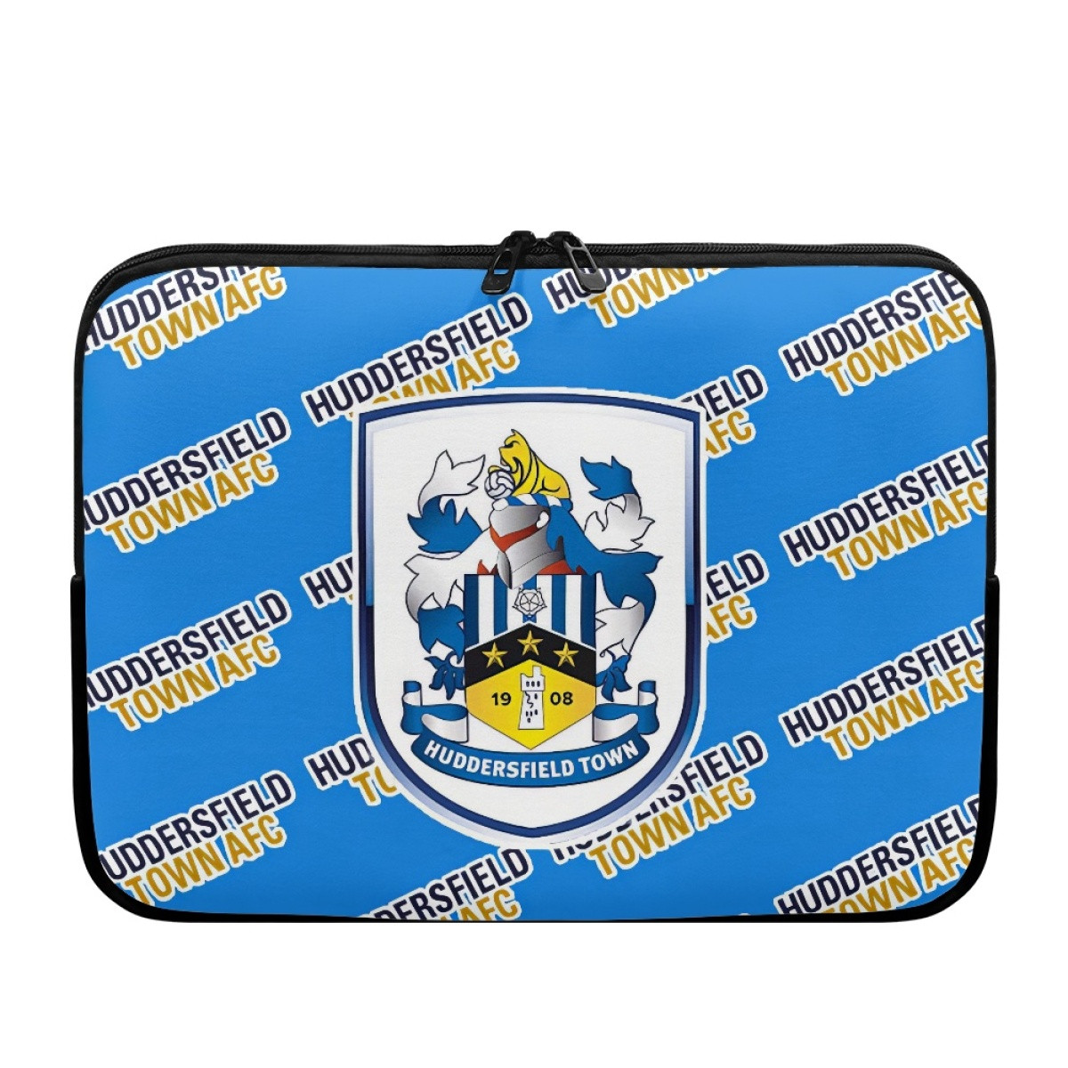 Huddersfield Town AFC Laptop Sleeve Carrying Case For 10 12 13 15 17 Inch Notebooks - Huddersfield Football Club Medley Monogram Wordmark