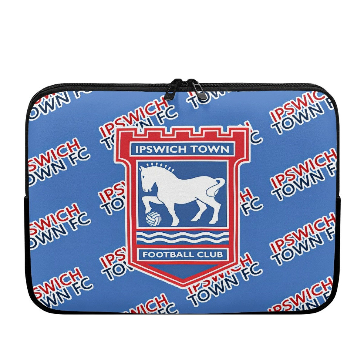 Ipswich Town FC Laptop Sleeve Carrying Case For 10 12 13 15 17 Inch Notebooks - Ipswich Football Club Medley Monogram Wordmark