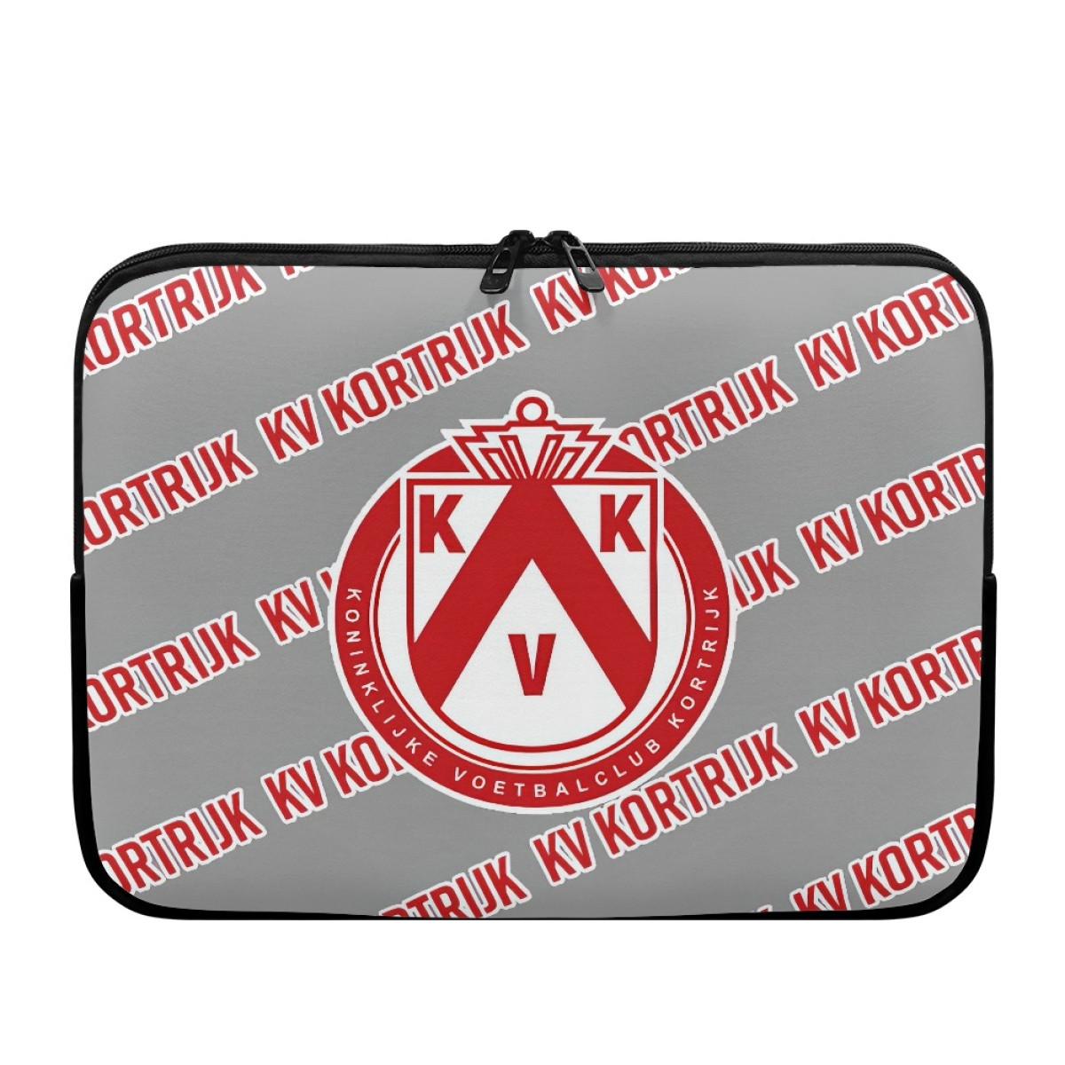 KV Kortrijk Football Club Laptop Sleeve Carrying Case For 10 12 13 15 17 Inch Notebooks - Kortrijk Football Club Medley Monogram Wordmark