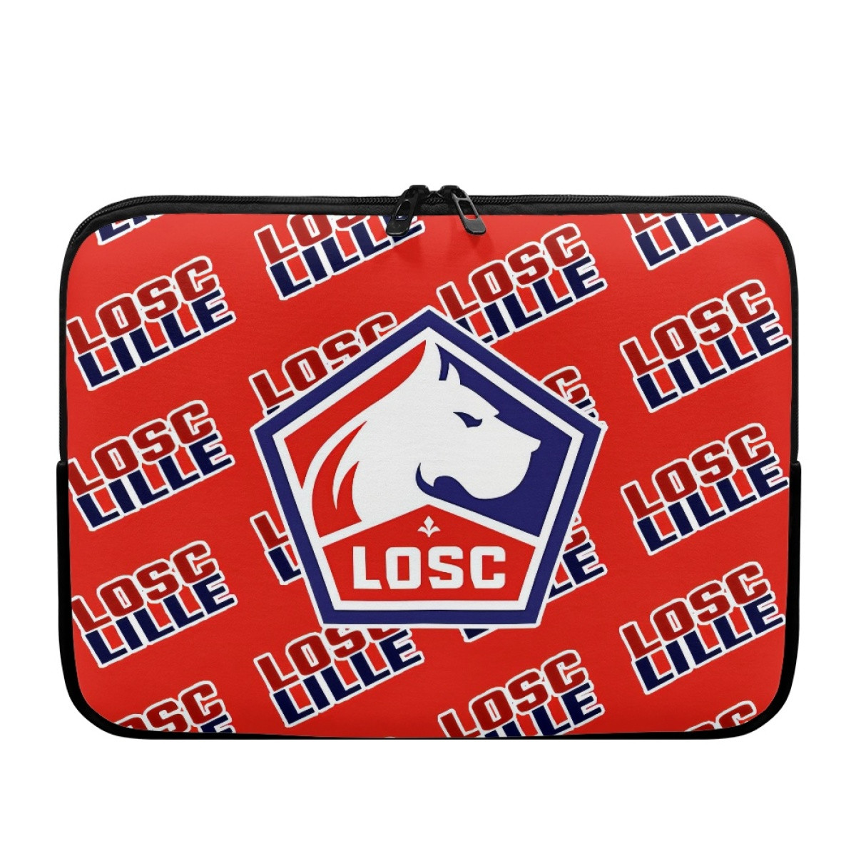 LOSC Lille Football Club Laptop Sleeve Carrying Case For 10 12 13 15 17 Inch Notebooks - Lille Football Club Medley Monogram Wordmark