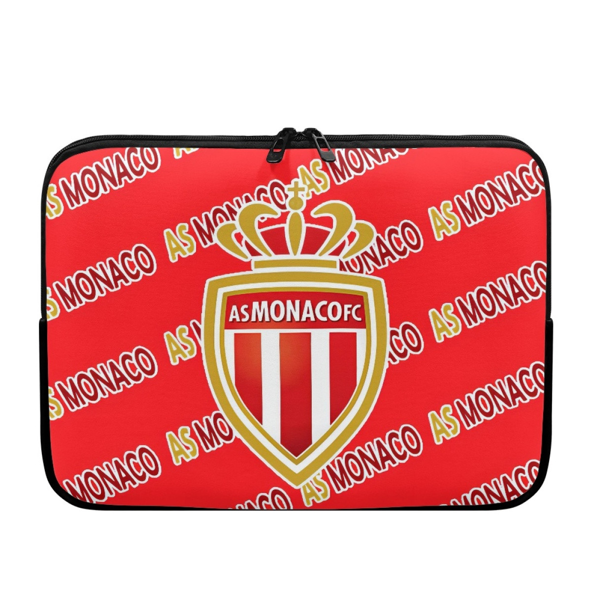 AS Monaco Football Club Laptop Sleeve Carrying Case For 10 12 13 15 17 Inch Notebooks - Monaco Football Club Medley Monogram Wordmark